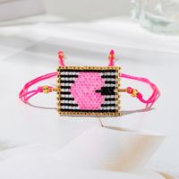 Estilo Ig Estilo Étnico Geométrico Forma De Corazón Vidrio Hecho A Mano Unisexo Pulsera main image 4