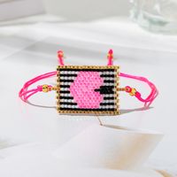 Ig Style Ethnic Style Geometric Heart Shape Glass Handmade Unisex Bracelets main image 4