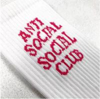 Unisex Casual Classic Style Letter Cotton Crew Socks A Pair main image 4