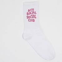 Unisex Casual Classic Style Letter Cotton Crew Socks A Pair main image 5