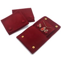 Retro Solid Color Flannel Jewelry Packaging Bags sku image 9