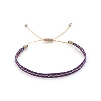 Simple Style Commute Color Block Rope Knitting Women's Bracelets sku image 48