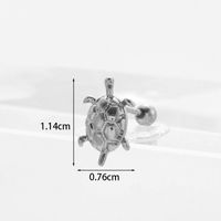 Ear Cartilage Rings & Studs Exaggerated Animal 316 Stainless Steel  Copper sku image 3