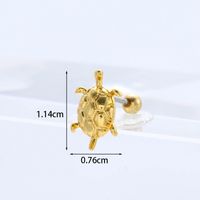 Ear Cartilage Rings & Studs Exaggerated Animal 316 Stainless Steel  Copper sku image 9