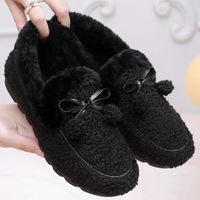 Women's Basic Solid Color Round Toe Cotton Shoes sku image 6