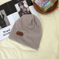 Unisex Streetwear Stripe Eaveless Beanie Hat sku image 1