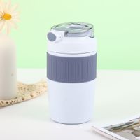 Pastoral Solid Color Stainless Steel Thermos Cup 1 Piece sku image 3