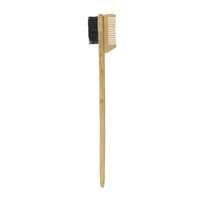Basic Classic Style Solid Color Bamboo Wood Eyebrow Brushes 1 Piece sku image 2