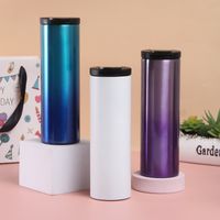 Casual Solid Color Stainless Steel Thermos Cup 1 Piece main image 4