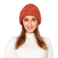 Unisex Simple Style Solid Color Crimping Wool Cap main image 4
