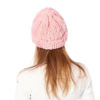 Unisex Simple Style Solid Color Crimping Wool Cap main image 3
