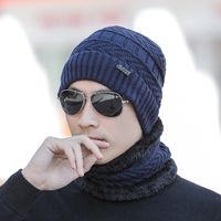 Men's Vintage Style Solid Color Eaveless Wool Cap main image 2
