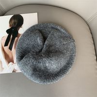 Femmes Style Simple Couleur Unie Sans Gouttière Chapeau Béret sku image 1