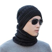 Men's Vintage Style Solid Color Eaveless Wool Cap main image 5