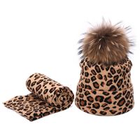 Women's Streetwear Leopard Pearl Eaveless Wool Cap sku image 22
