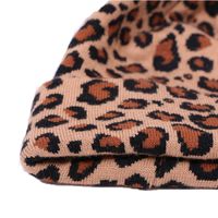 Women's Streetwear Leopard Pearl Eaveless Wool Cap main image 5