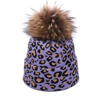 Women's Streetwear Leopard Pearl Eaveless Wool Cap sku image 20