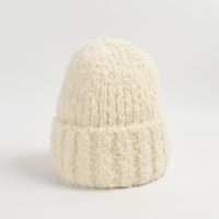 Women's Simple Style Solid Color Eaveless Wool Cap main image 1