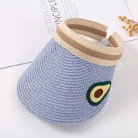 Children Unisex Cute Simple Style Fruit Straw Hat main image 5