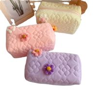 Cute Solid Color Cloth Storage Bag Makeup Bags main image 3