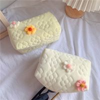 Cute Solid Color Cloth Storage Bag Makeup Bags main image 2