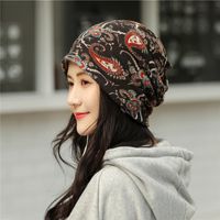 Women's Korean Style Flower Crimping Beanie Hat sku image 1