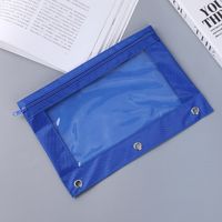 Solid Color Oxford Cloth Learning Korean Style Pencil Case sku image 8