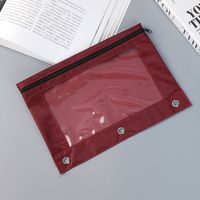 Solid Color Oxford Cloth Learning Korean Style Pencil Case sku image 10