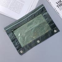 Solid Color Oxford Cloth Learning Korean Style Pencil Case sku image 14