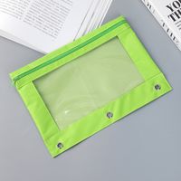 Solid Color Oxford Cloth Learning Korean Style Pencil Case sku image 9