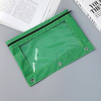 Solid Color Oxford Cloth Learning Korean Style Pencil Case sku image 4