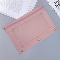 Solid Color Oxford Cloth Learning Korean Style Pencil Case sku image 12