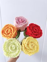 Valentine's Day Lady Flower Yarn Party Street Preserved Flower main image 5