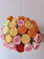 Valentine's Day Lady Flower Yarn Party Street Preserved Flower main image 4