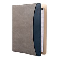Solid Color Pu Leather School Preppy Style Folder main image 2