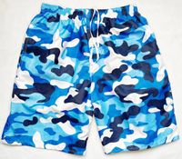 Men's Beach Casual Ditsy Floral Color Block Tree Shorts Shorts sku image 22
