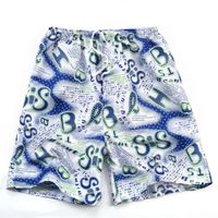 Men's Beach Casual Ditsy Floral Color Block Tree Shorts Shorts sku image 20