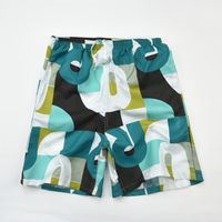 Men's Beach Casual Ditsy Floral Color Block Tree Shorts Shorts main image 4