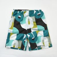 Men's Beach Casual Ditsy Floral Color Block Tree Shorts Shorts sku image 5