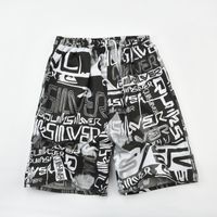 Men's Beach Casual Ditsy Floral Color Block Tree Shorts Shorts sku image 7