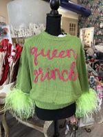 Women's Sweater Long Sleeve Sweaters & Cardigans Feather Simple Style Letter main image 5