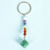 Classic Style Color Block Crystal Unisex Bag Pendant Keychain sku image 6