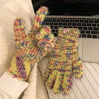 Women's Simple Style Colorful Gloves A Pair sku image 5