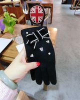Women's Cute Sweet Solid Color Bow Knot Gloves A Pair main image 5