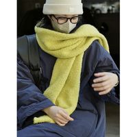 Women's Simple Style Commute Solid Color Wool Blend Scarf sku image 3