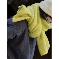 Women's Simple Style Commute Solid Color Wool Blend Scarf main image 4