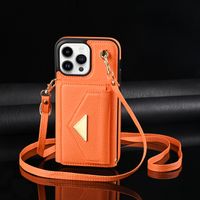 Retro Solid Color Pu Leather   Phone Cases main image 1