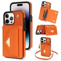 Retro Solid Color Pu Leather   Phone Cases main image 3