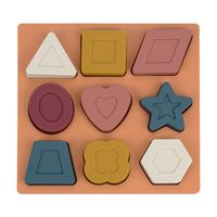 Puzzles Baby(0-2years) Star Heart Shape Silica Gel Toys sku image 3