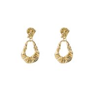 1 Pair Vintage Style Geometric Plating Alloy Gold Plated Drop Earrings main image 2